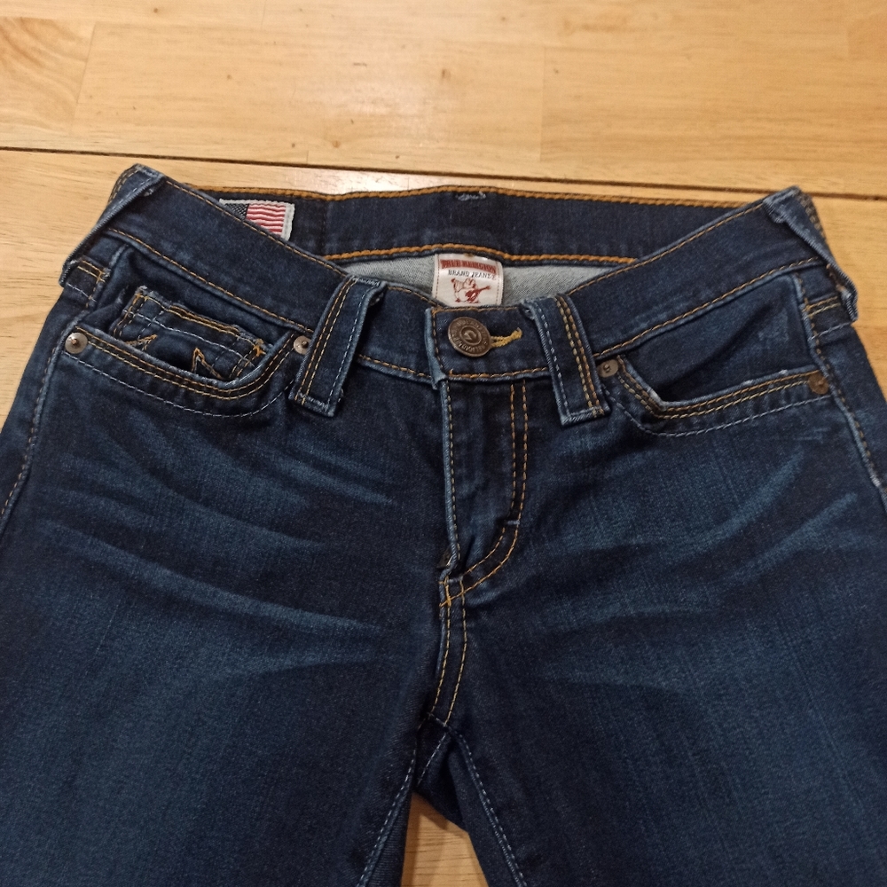 True Religion Denim Jeans Women’s Size 24 Blue Skinny Super Stretch - Picture 6 of 16